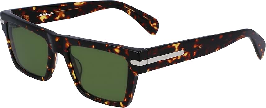 ● FERRAGAMO ● サングラス Dark Tortoise / Grey / 54mm Ferragamo Salvatore Ferragamo Dark Grey Navigator Men's